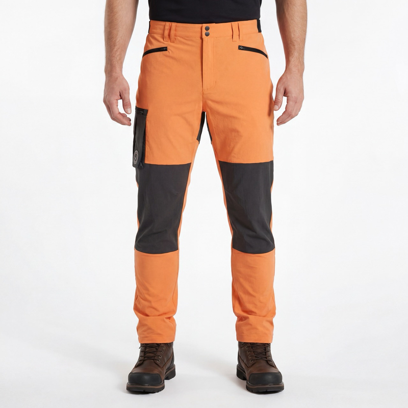 Pantalones de nieve para hombre Pantalones de trekking con bloques de color