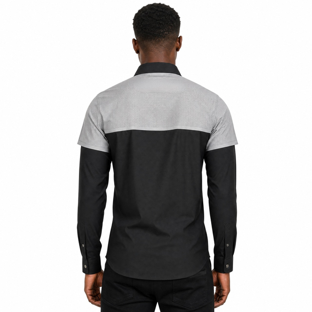 Camisas con ribetes reflectantes para hombre, senderismo nocturno, Camping, pesca, bolsillo sellado con cremallera, broches