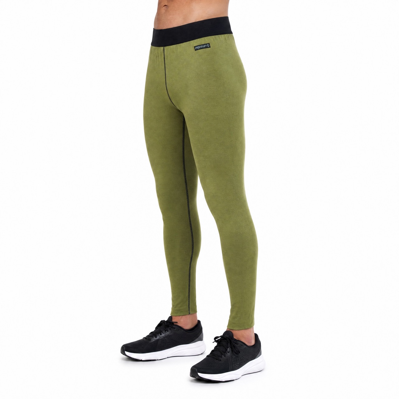Pantalón interior reversible de forro polar con bloques de color para hombre