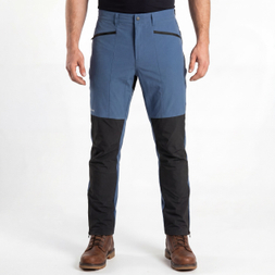 Pantalones de senderismo con apertura y cremalleras laterales completas para hombre Pantalón de nieve con bloques de color