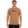 Camiseta de manga corta para escalada en roca para hombre