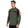 Hombre Trekking Senderismo Camping Pesca Caminar Enfriamiento Ventilación de espalda y axilas Se ajusta a las camisas con panel de hombro