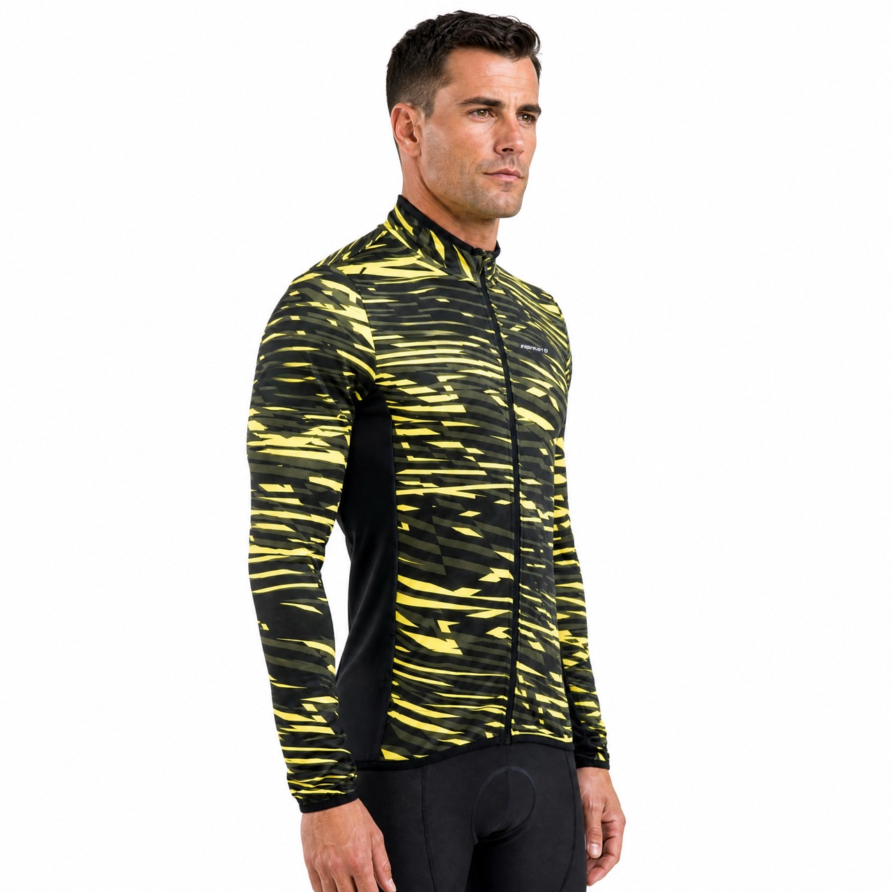 Chaqueta ciclista con estampado integral