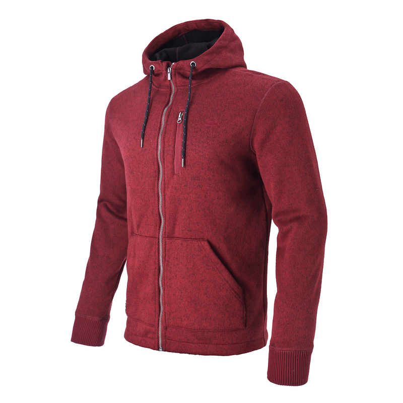 Sudadera con capucha y cremallera para hombre