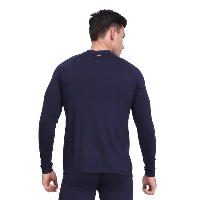Merino Wool Blend Retset Base Base Top -Base Top para hombres