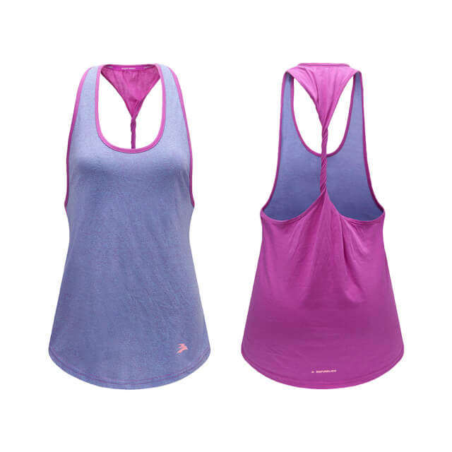 Camiseta de tirantes sin mangas para mujer Yoga GYM Running Workout Racerback