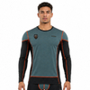 VMTR Camisetas de manga larga con capa base y bloques de color para hombre