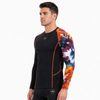 VMTR Tops de manga larga con bloques de color para hombre