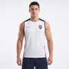 Chaleco con logo del equipo de fútbol en bloques de color para hombre