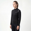 Chaqueta ciclista con ribetes reflectantes para mujer