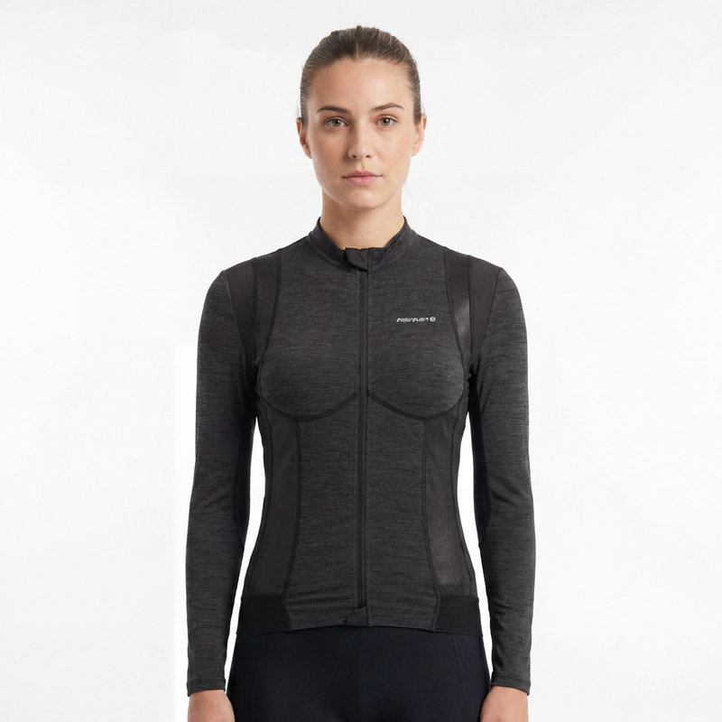 Chaqueta de ciclismo con paneles para mujer