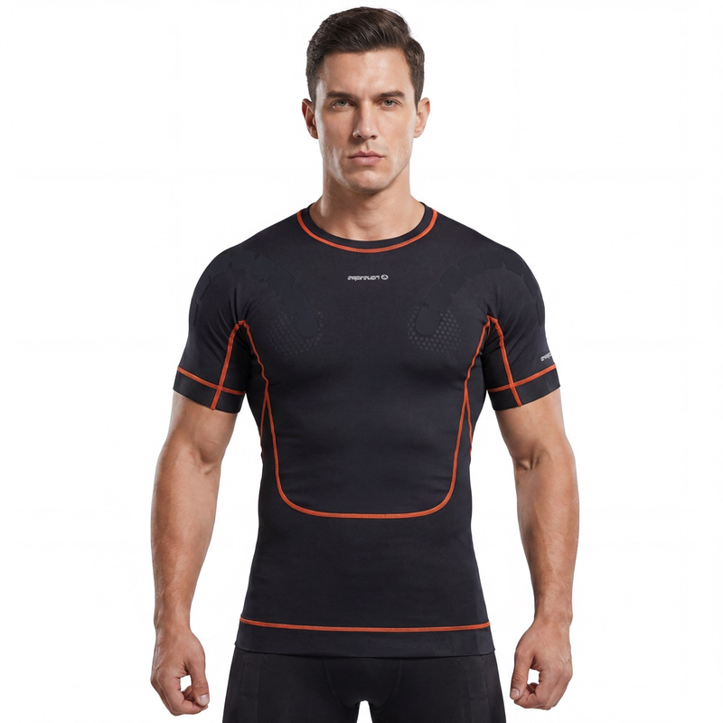 ENGINEERED PERFORMANCE Tops de manga corta con bloques de color