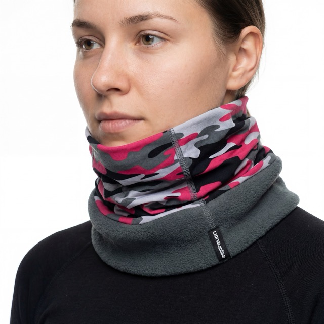 Polaina para el cuello, forro polar, resistente al viento, para la cara, bufanda para clima frío, para hombres y mujeres
