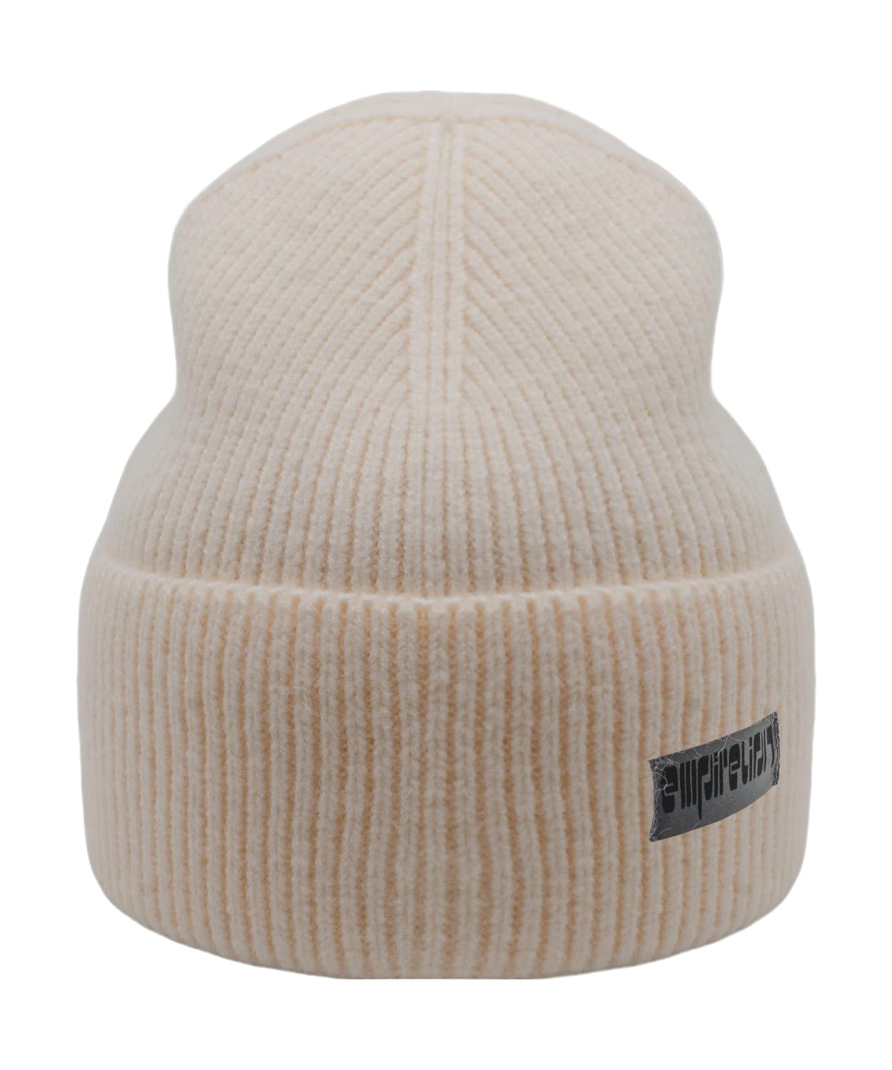 Gorro cálido con puños para invierno, gorros resistentes al viento con pliegues extra cálidos de 9 cm