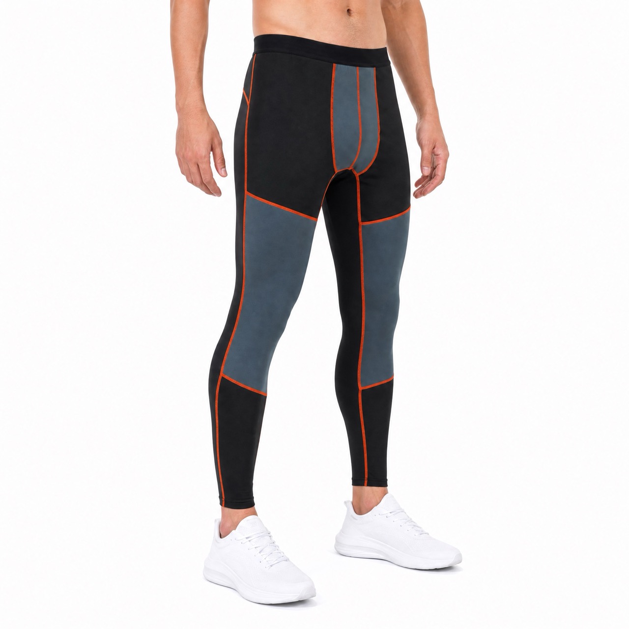 Legging ajustado con bloques de color para hombre VMTR