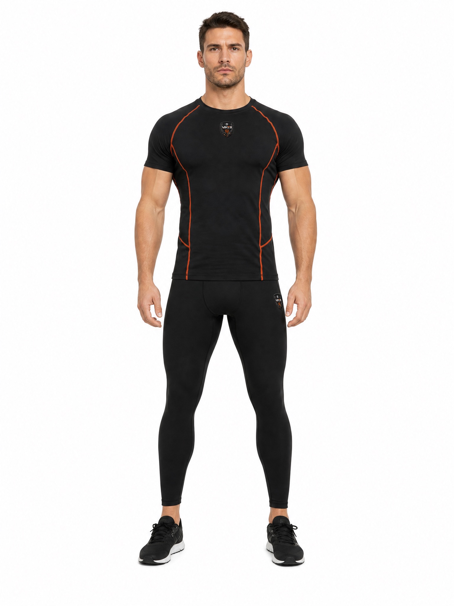VMTR Pantalón tipo legging de capa base ligero para hombre
