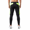 Pantalón de cintura ajustable 2 en 1 con bloque de color acolchado para exteriores a prueba de viento para hombre