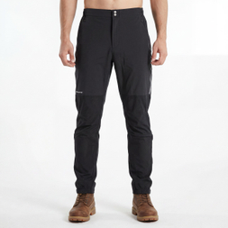 Pantalón activo transpirable con panel de malla ligero con agujeros láser para hombre