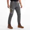 Pantalones deportivos con cremallera para hombre, pantalón de trekking con bloques de color