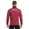 Chaqueta deportiva con media cremallera y bloques de color para hombre