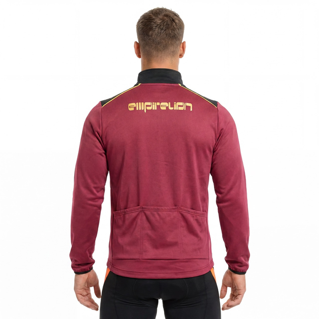Chaqueta deportiva con media cremallera y bloques de color para hombre