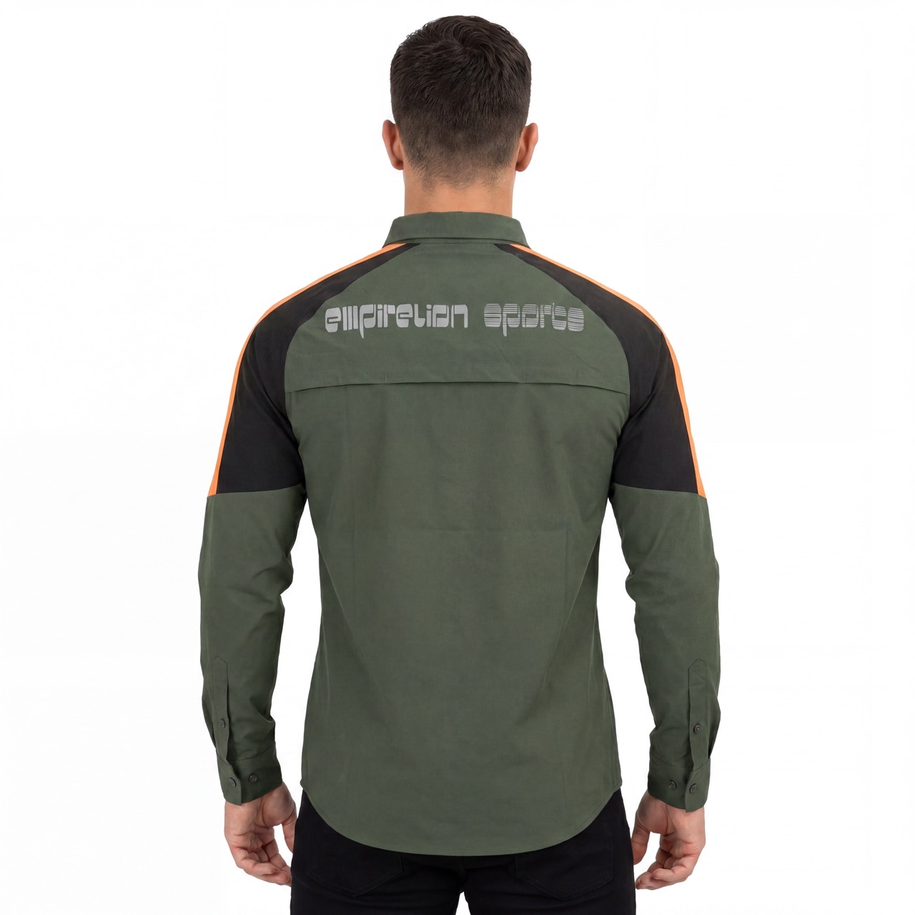 Hombre Trekking Senderismo Camping Pesca Caminar Enfriamiento Ventilación de espalda y axilas Se ajusta a las camisas con panel de hombro