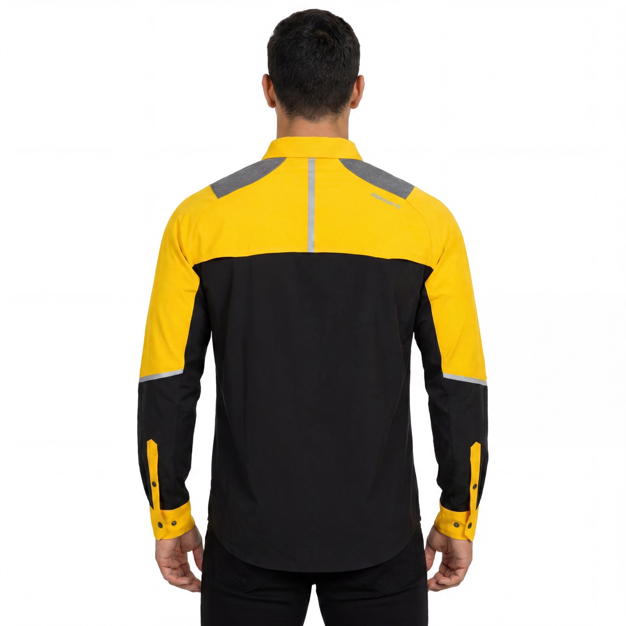 Panel reflectante para hombre, senderismo, acampada, pesca, camisas funcionales en contraste