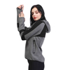 Mujer Core Gym Gym Selled Zipper embedan sudadera con capucha de cremallera