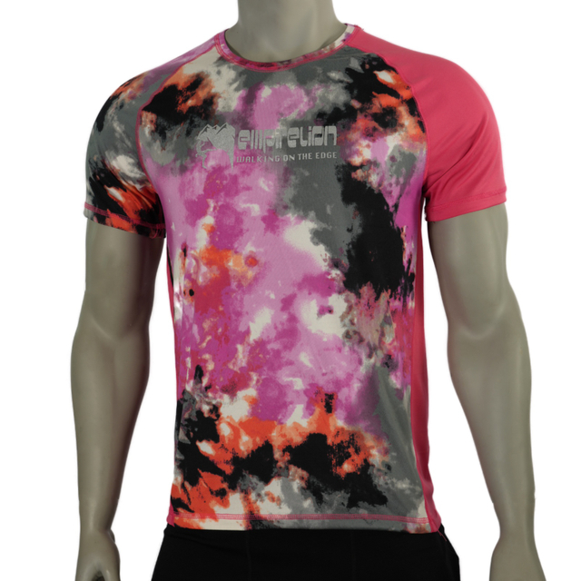 Camiseta de manga corta de graffiti de escalada para hombres