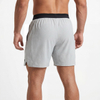 Pantalones cortos para correr con rayas atléticas de fútbol para hombre