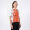 Maillot de ciclismo de manga corta ligero con sensación de frío para mujer