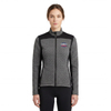 Chaqueta ciclista acolchada con bloques de color para mujer