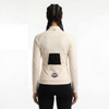 Chaqueta ciclista con ribete de malla y panel de manga Reglan para mujer