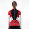 Chaqueta de moda deportiva con panel de bloques de color para mujer