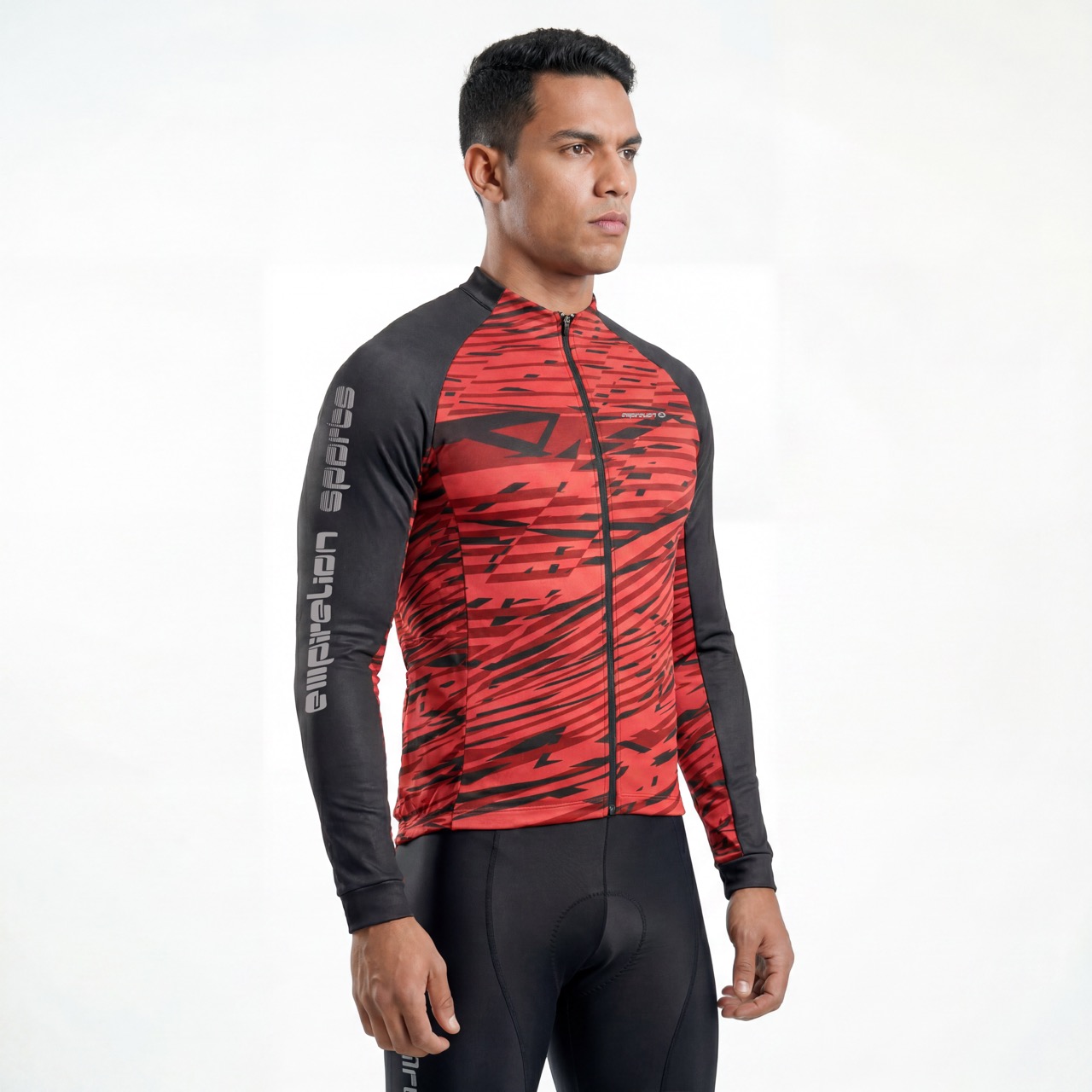 Chaqueta ciclista Ride con bloques de color y estampado para hombre