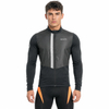 Chaqueta de ciclismo con ribetes reflectantes a prueba de viento para hombre