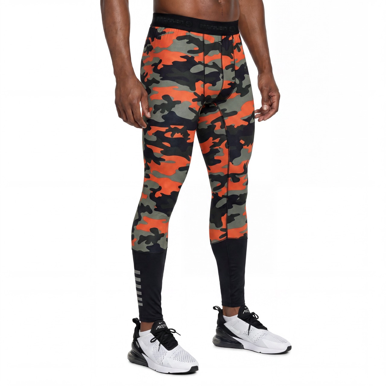 Pantalones de jersey con estampado de camuflaje para hombre