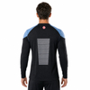 Camisetas de entrenamiento de carreras con paneles de protección contra el viento para hombre