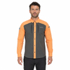 Camisas funcionales en contraste para hombre, senderismo, acampada, pesca, refrigeración, ventilación en espalda y axila