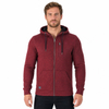 Sudadera con capucha y cremallera para hombre, acogedora, térmica, resistente al viento, escalada, senderismo