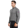 Chaqueta ciclista con panel reflectante y bloques de color