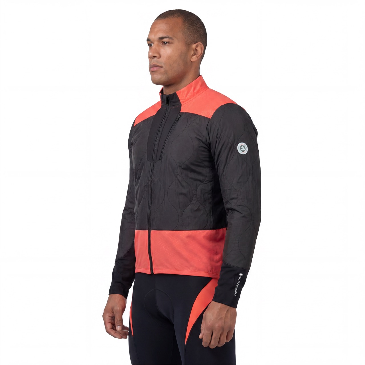 Chaqueta de invierno Quiting Fluro Bond Panel para hombre
