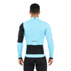 Chaqueta ciclista de forro polar interior con bolsillo trasero doble y bolsillo de malla para hombre