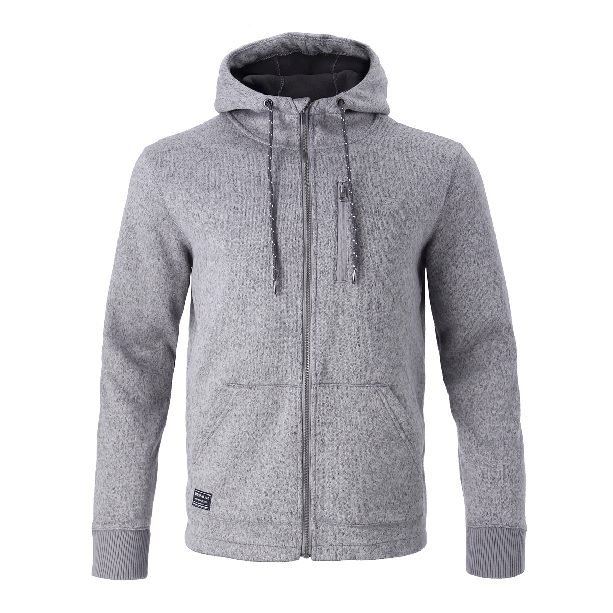 Sudadera con capucha y cremallera para hombre