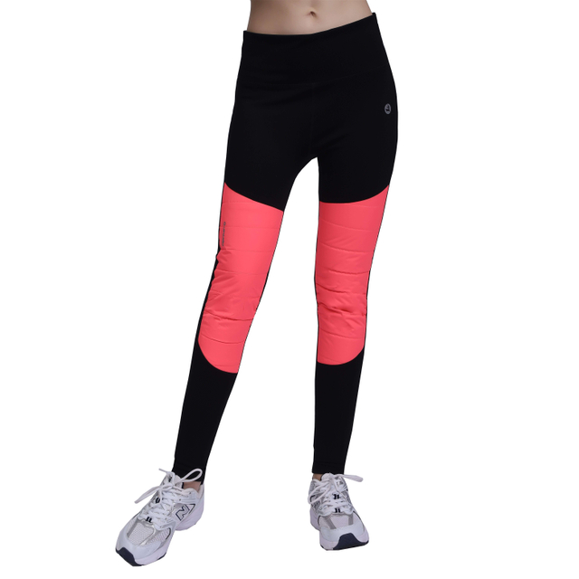 Legging de la función a prueba de viento de cintura de rodilla acolchada