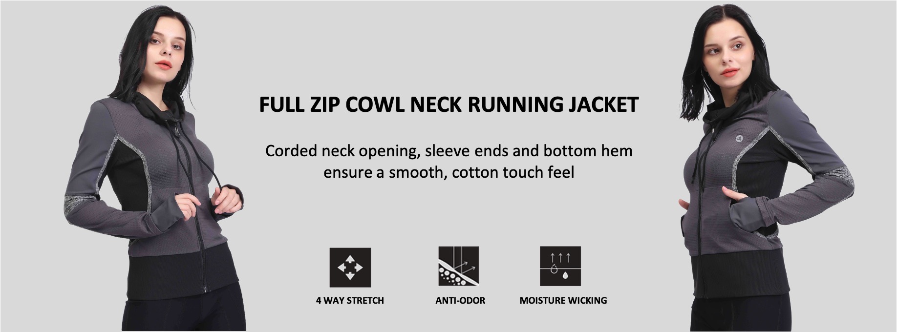 Chaqueta de cuello de capucha