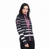 "Sudadera con capucha y cremallera ultrasuave para mujer Color Block Active"