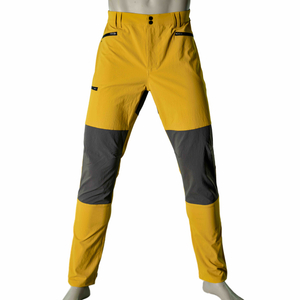 Pantalones de color para hombre pantalones de trekking pade de senderismo elástico