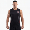 Chaleco con logo del equipo de fútbol en bloques de color para hombre