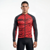 Chaqueta ciclista Ride con bloques de color y estampado para hombre